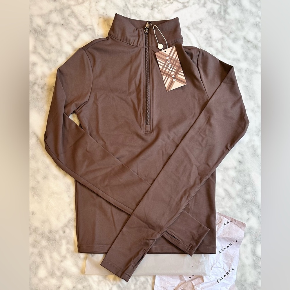 Balance Athletica The Refine Zip Long Sleeve Top